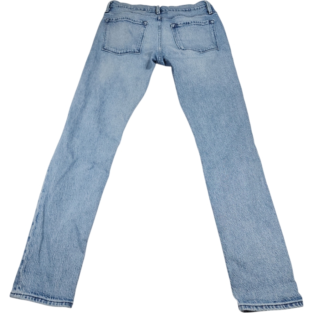 FRAME Le Garcon Beldon Rips Distressed  Cropped Slim Boyfriend Jeans Size 26x30 - Picture 3 of 15